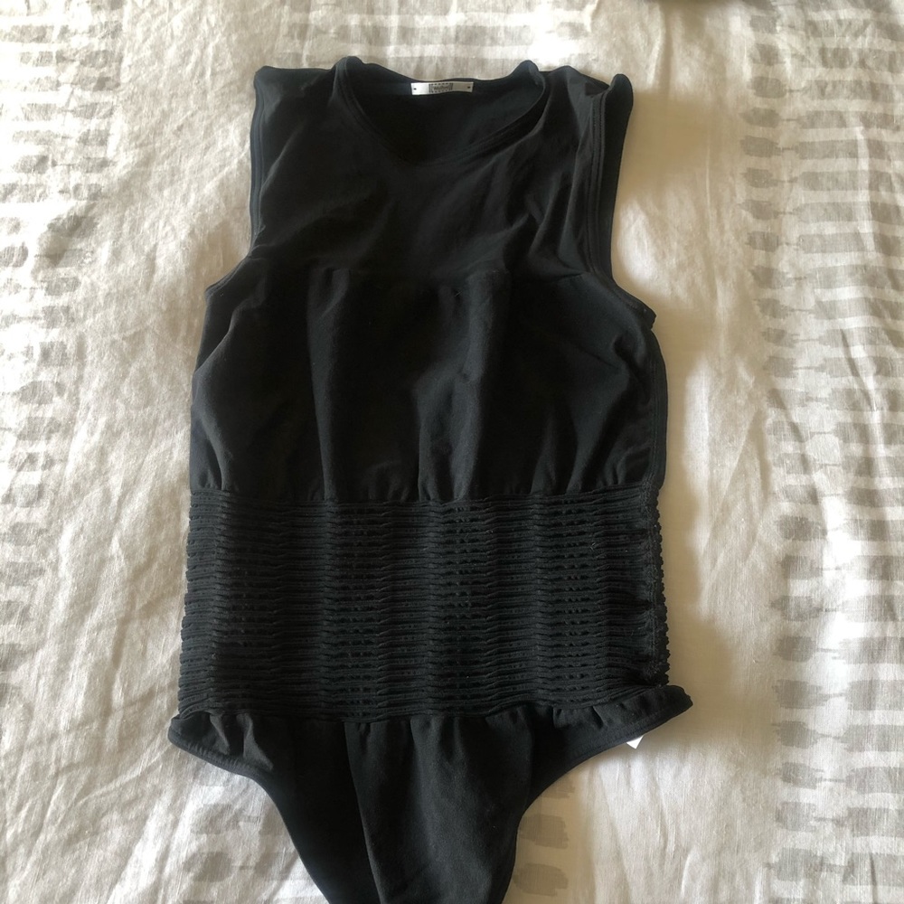 Wolford Black Thong Bodysuit
